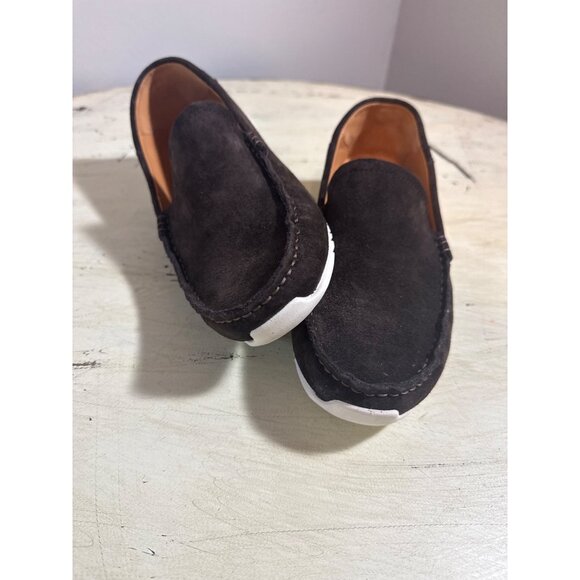 Olukai Men\'s Ka\'a Loafer US 10 / EUR 43 Leather Dark Brown Slip-On Shoes New‎